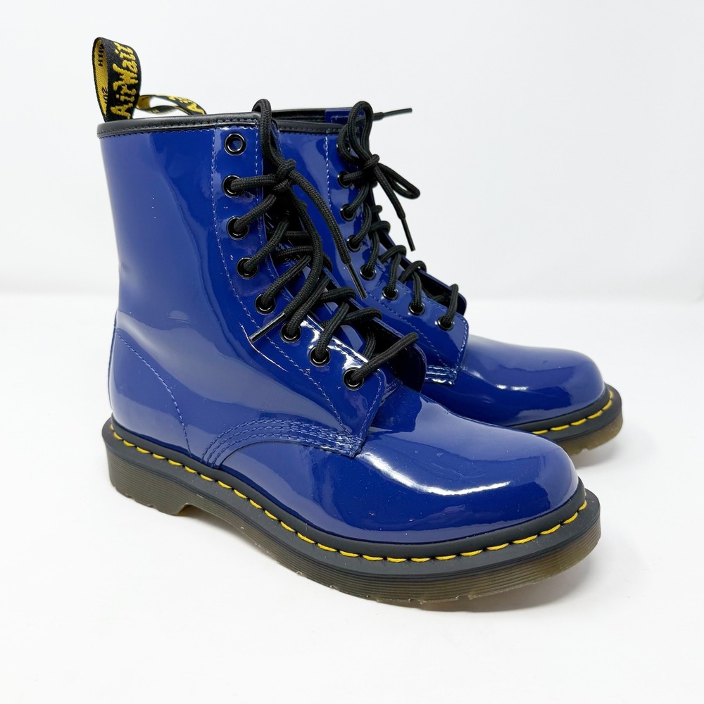 Dr. Martens Blue Lace Up Boots